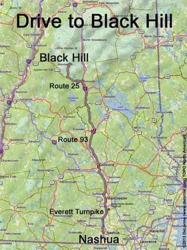 Black Hill drive route