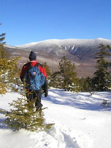 winter view from Blueberry Mountain in New Hampshire