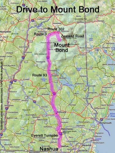 Mount Bond drive route
