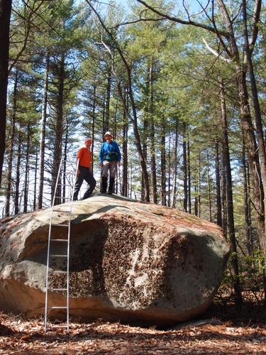 hikers on Boynton Hill in New Hampshire