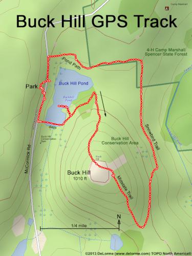 Buck Hill gps track