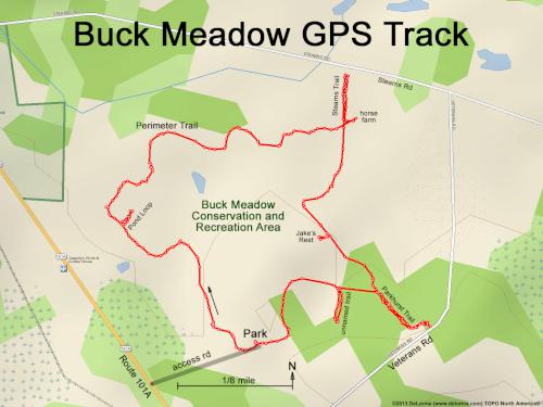 Buck Meadow gps track