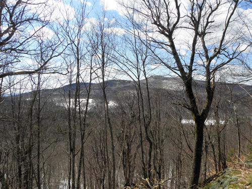 view of Hersey Mountain from Burleigh Mountain in New Hampshire