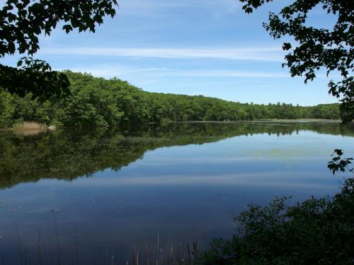 Richard's Overlook on Burncoat Pond near Burncoat Hill in Spencer MA