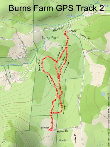 Burns Farm gps track