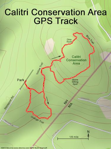 Calitri Conservation Area gps track2