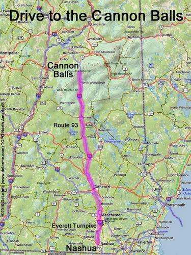 Northeast Cannon Ball drive route