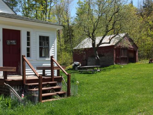 house at the Warren-side trailhead to Carr Mountain in New Hampshire