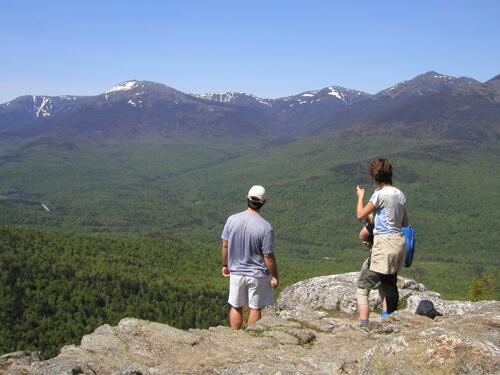 view from Imp Face Mountain in New Hampshire