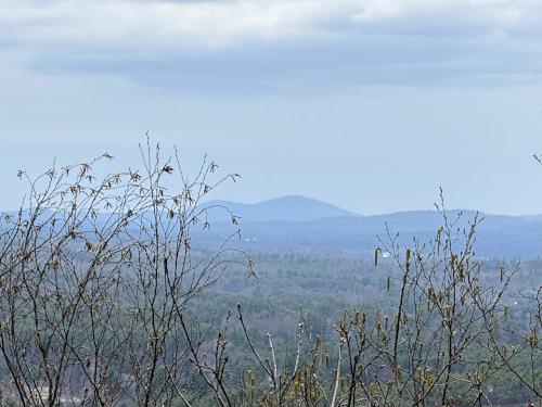 view in April at Cascade Trail in southern NH