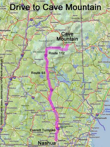 cave mountain drive route