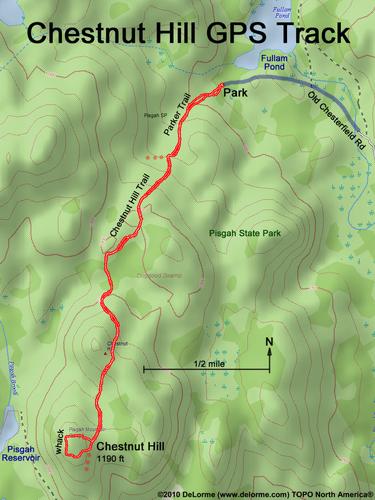 Chestnut Hill gps track