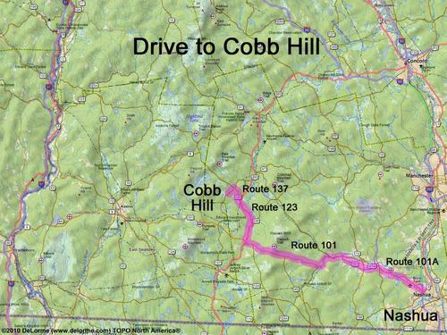 Cobb Hill drive route