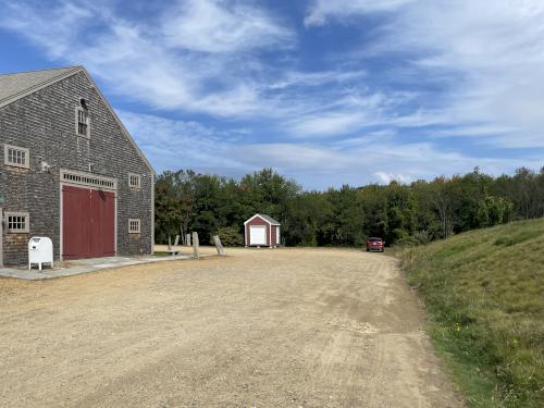 parking in September at Cogswell Mountain in New Hampshire