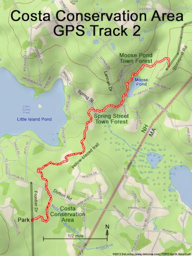 Costa Conservation Area gps track2