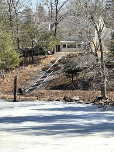 house in March at Costa Conservation Area in southern NH