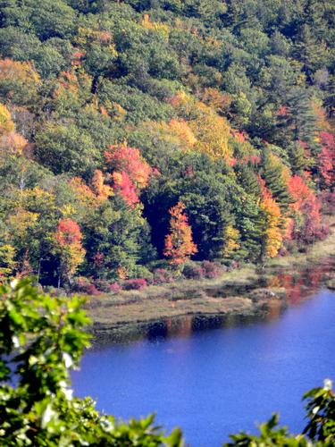 view from the fire tower on Craney Hill in New Hampshire