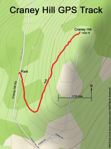 Craney Hill gps track