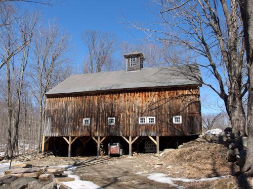 barn near Crotched Mountain Town Forest in New Hampshire