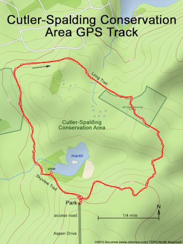 Cutler-Spalding Conservation Area gps track