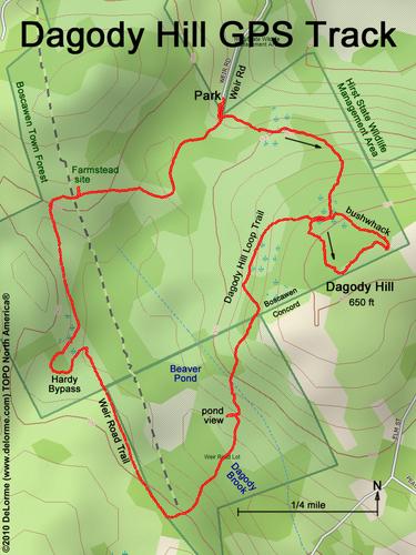 Dagody Hill gps track