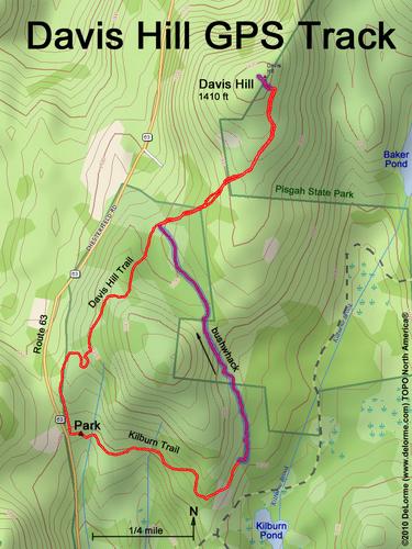 Davis Hill gps track