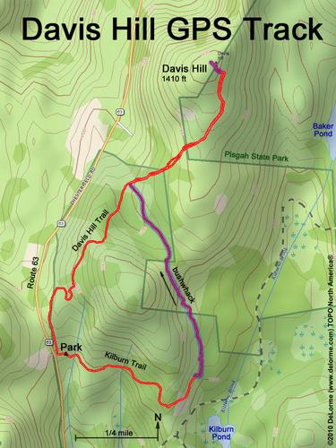 Davis Hill gps track