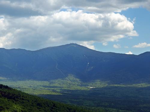 view of Mount Washington from Little Mount Deception in New Hampshire