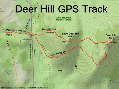 Deer Hill gps track