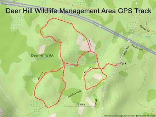 Deer Hill WMA gps track