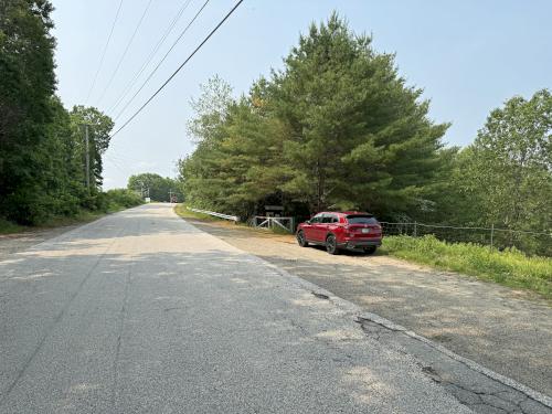parking in June at Deer Hill WMA near Brentwood in southeast NH