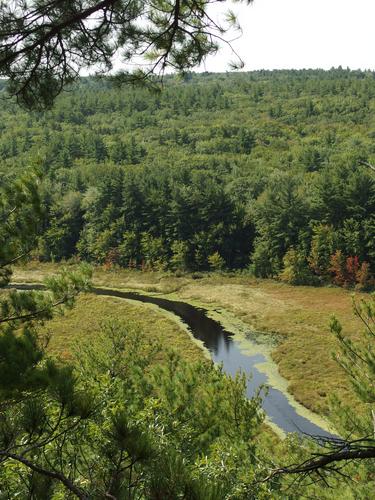 view from Dumplington Hill in southern New Hampshire