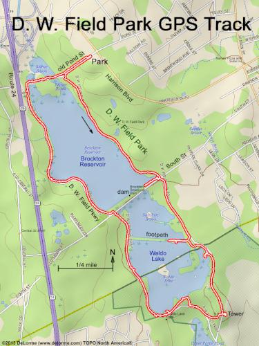 D. W. Field Park gps track
