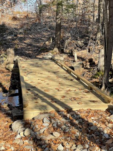 bridge at Mount Eleanor in New Hampshire