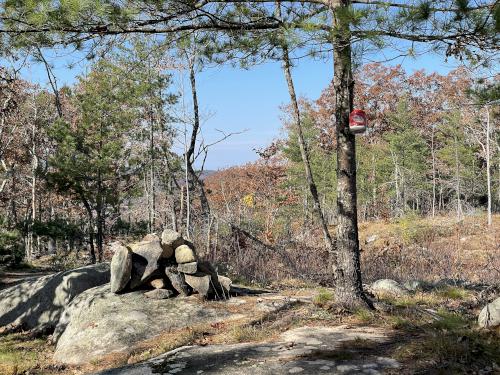 summit of Mount Eleanor in New Hampshire