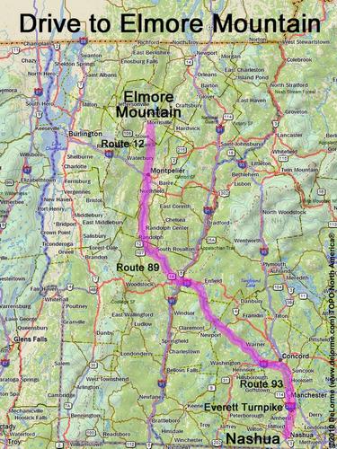 Drive to Elmore Mountain