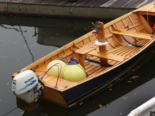 motorboat at Charles River Esplanade in eastern Massachusetts