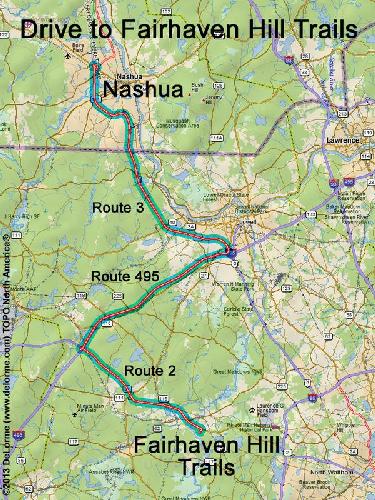 fairhaven hill trails route