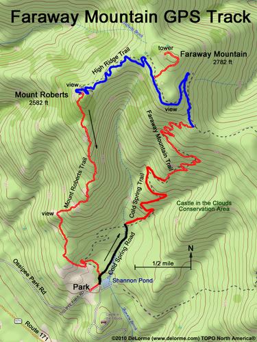 Faraway Mountain gps track