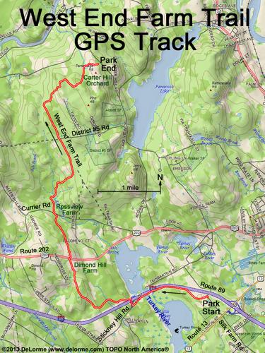 West End Farm Trail gps track