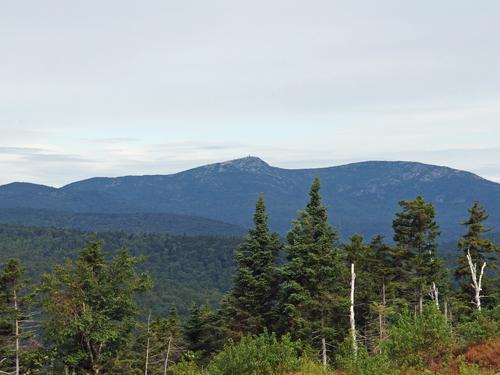 view north from Forbes Mountain to big-neighbor Mount Cardigan near Newfound Lake in New Hampshire