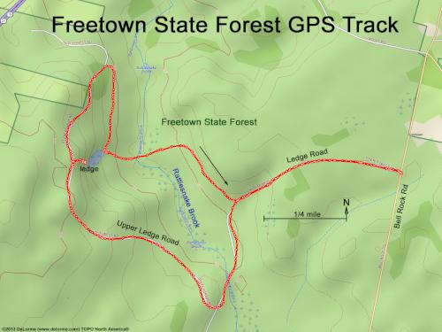 Freedpom State Forest GPS track