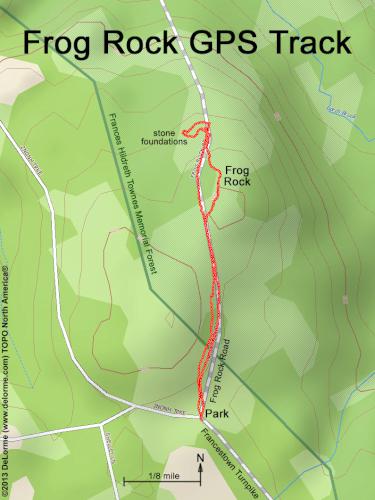 Frog Rock gps track