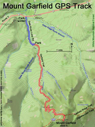 Mount Garfield gps track