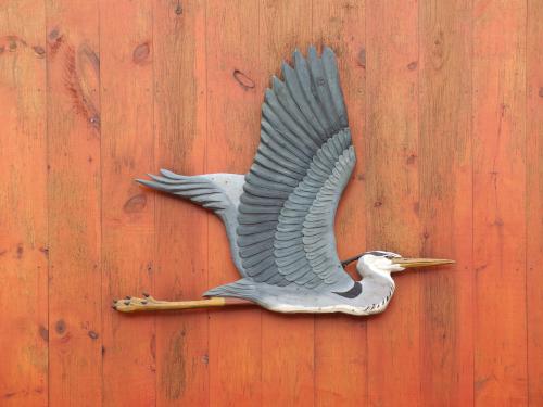 logo on the Blue Heron Pavilion at the Sandy Point portion of the Great Bay NERR near Portsmouth NH
