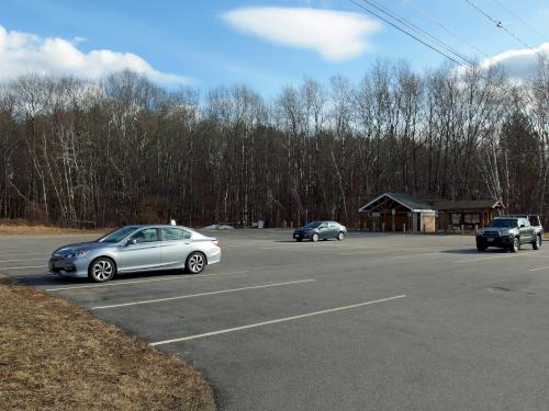 parking in January at Great Bay NWR in New Hampshire