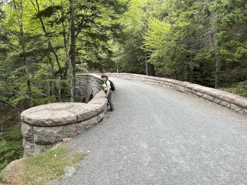Hemlock Bridge in September at Acadia National Park in Maine