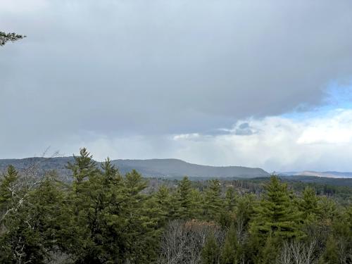 storm in November at Hamlin Conservation Area in New Hampshire