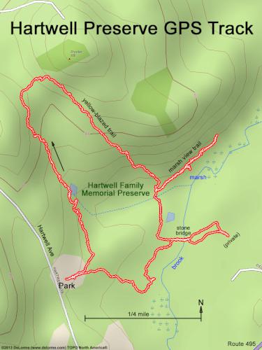 Hartwell Preserve gps track