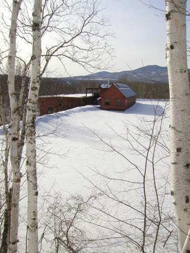 powerhouse near the Mahoosuc Trail to Mount Hayes in New Hampshire